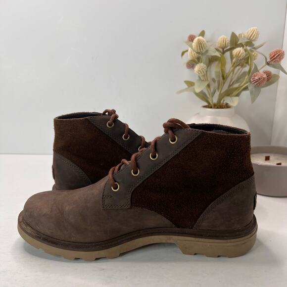 Sorel Carson Chukka Waterproof Boot Blackend Brown/Khaki NM4985-205 Men 10 - Picture 6 of 9